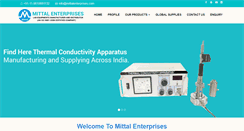 Desktop Screenshot of mittalenterprises.com